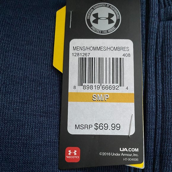 Under Armour Storm Sweater Long Sleeve Navy Blue M - Picture 7 of 7